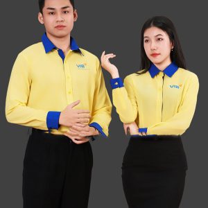 Áo đồng phục sơ mi nam nữ ngân hàng VIB tay dài