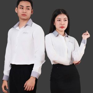 Áo Đồng Phục Sơ Mi Nữ Tay Dài