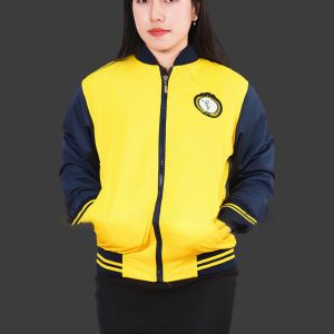 Áo khoác gió đồng phục AKU10026 màu vàng