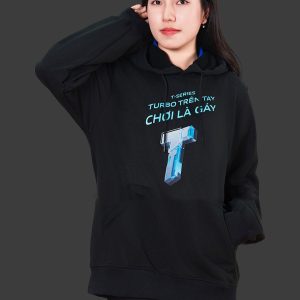 Áo khoác hoodie đồng phục công ty màu đen