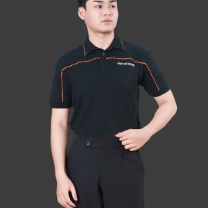 Áo Thun cổ bẻ cộc tay Bros phối lé cao cấp ATU30027