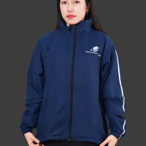 Đồng phục áo khoác gió màu xanh đen AKU10006