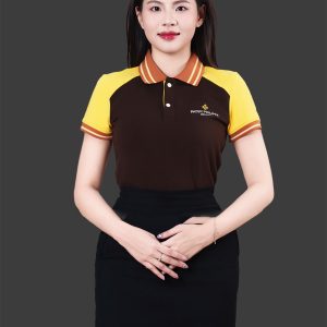 In áo đồng phục polo công ty màu nâu vàng CTU30075