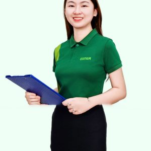 Đồng phục áo thun cổ bẻ màu xanh đậm DP22