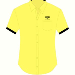 Áo sơ mi đồng phục công sở màu vàng ACS063