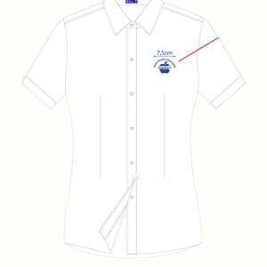 Đồng phục áo sơ mi công ty công sở cao cấp màu trắng ACS072